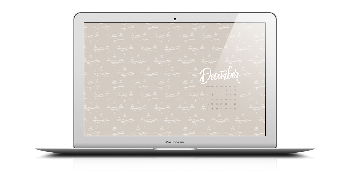 Free desktop calendar for December 2016. For personal use only | © typeandgraphicslab.com 