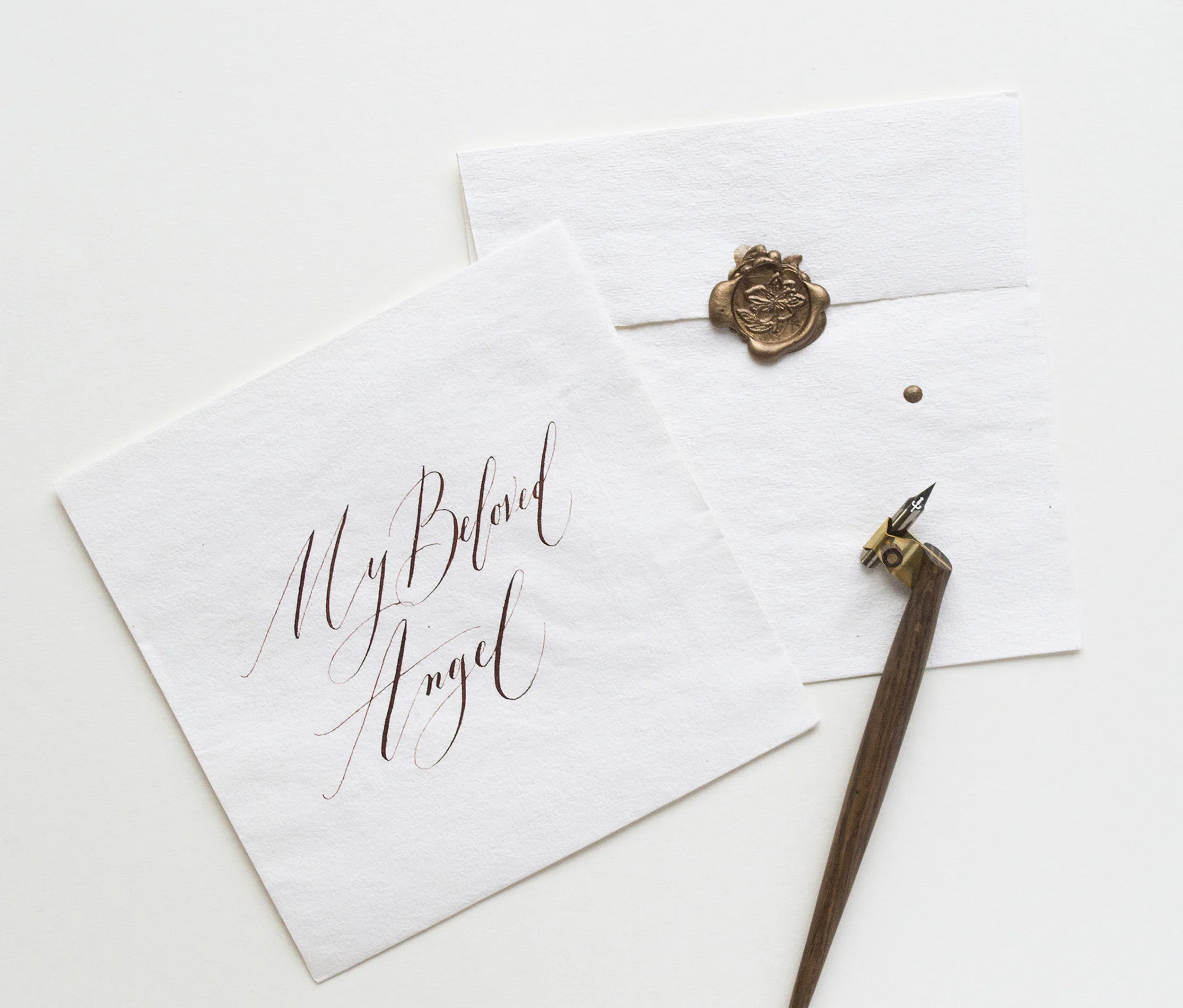 Envelope calligraphy by Type and Graphics Lab typeandgraphicslab.com