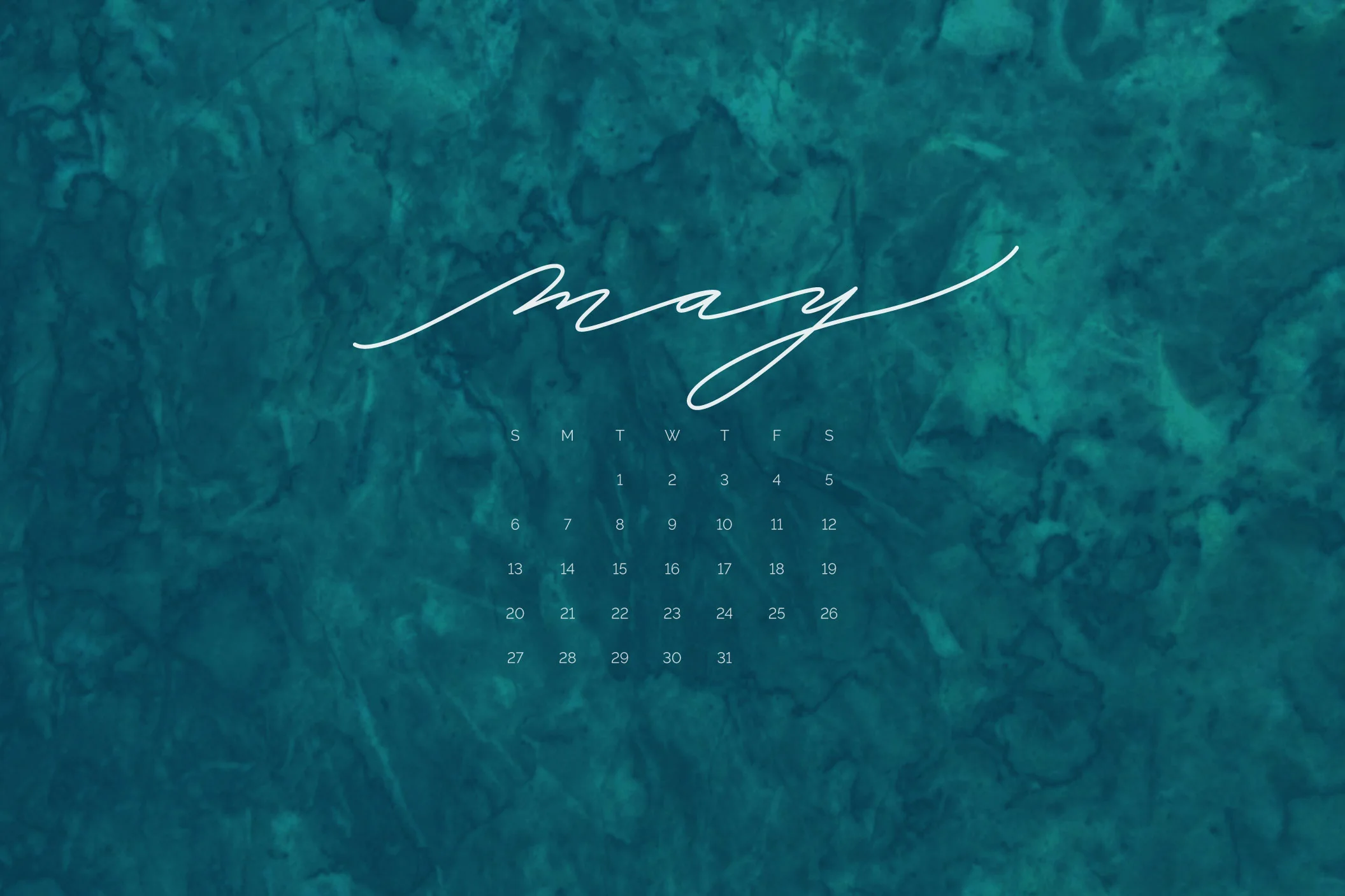 Free Calendar: May 2018