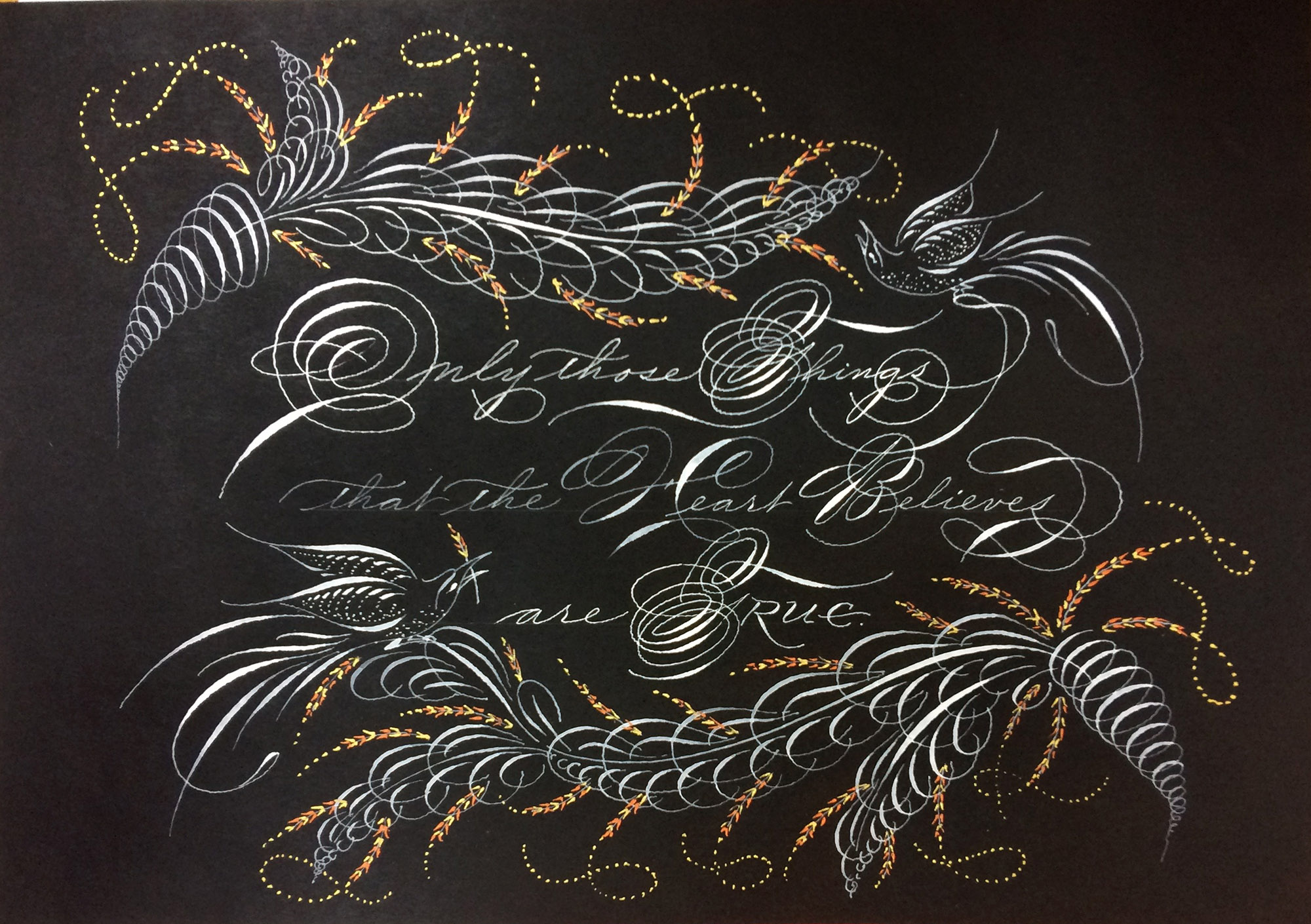 Calligraphy by Michael Sull