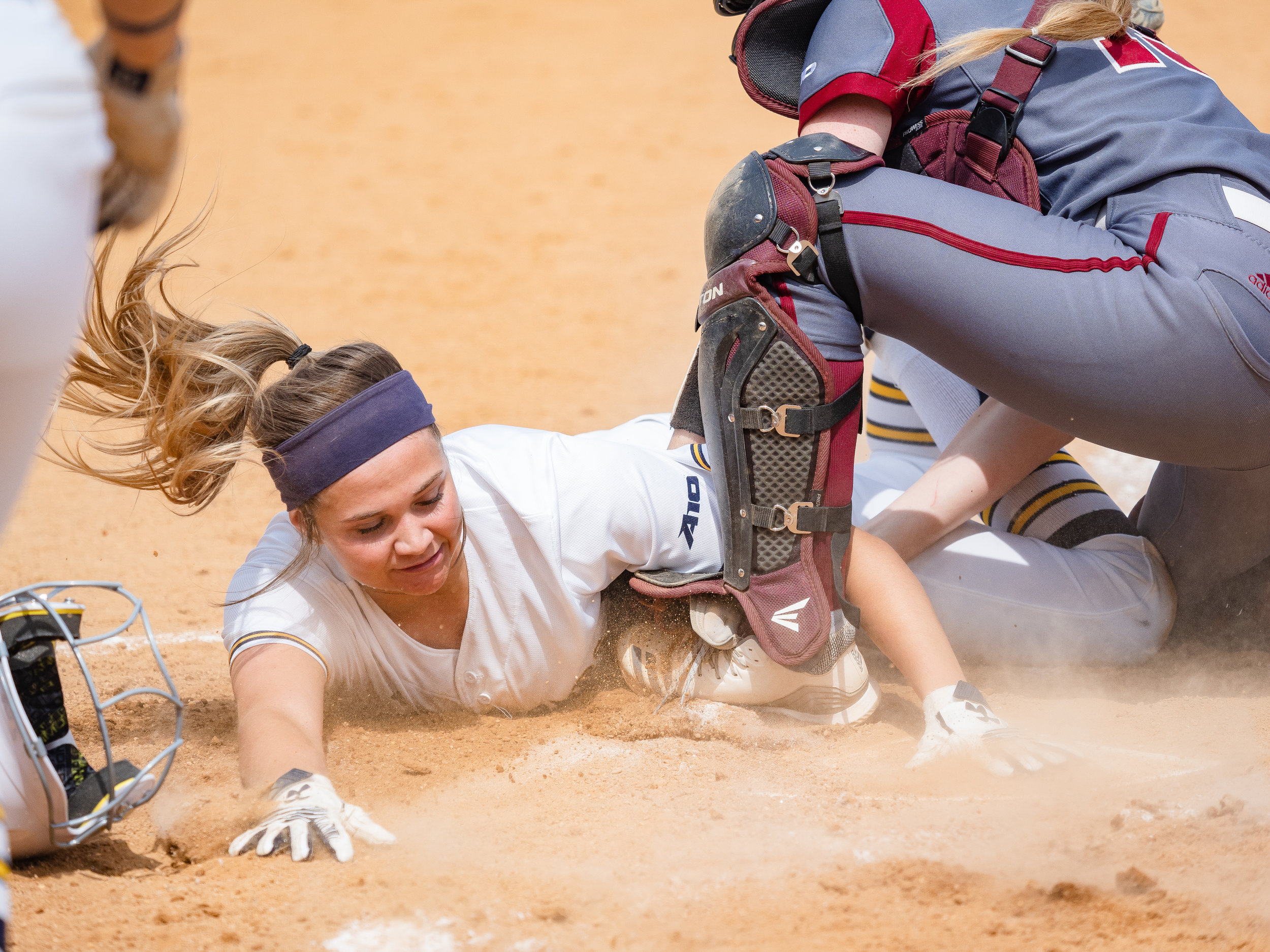  Softball vs La Salle in third game of series on Sunday, April 7, 2019. 
(Photo by Judith Gibson-Okunieff) 