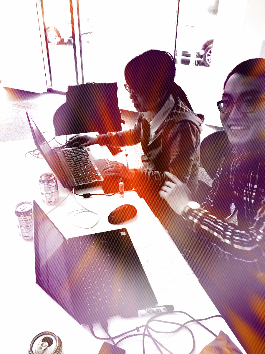 Li Yapeng and his team at the Hack