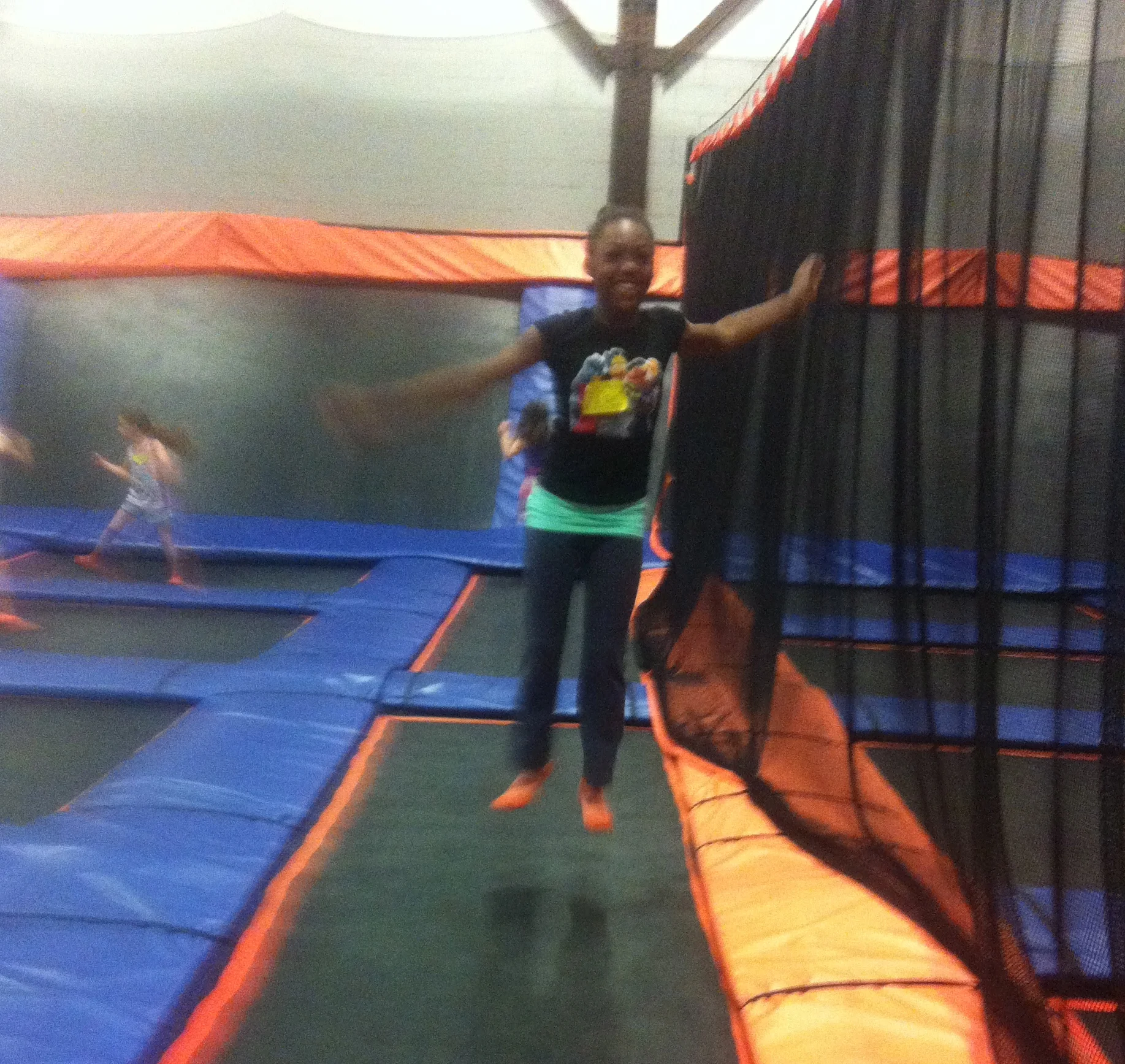 Look at that form! Amazing jumping skills all around. 