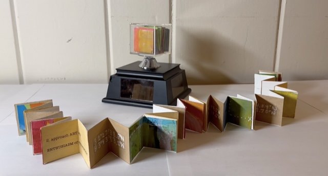 Stuart Bogue, Artist Manifesto / Memory Map Atlas, 2022 Mixed media