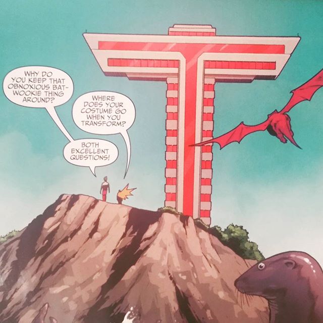 Teen Titans asking the important questions. #TeenTitansIssue6 #BenjaminPercy #KhoiPham
