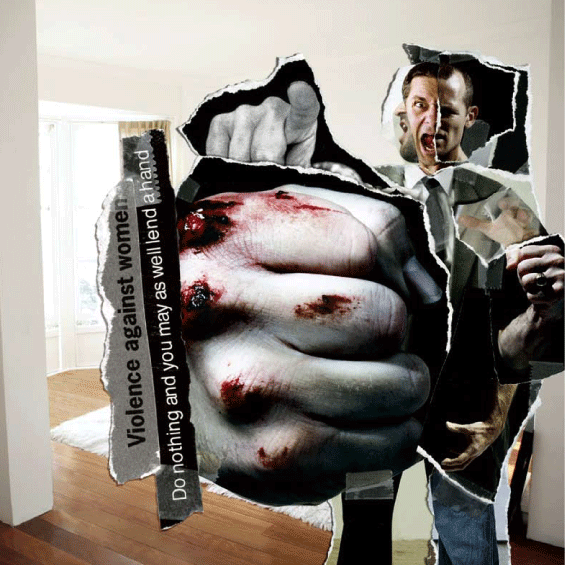  A confronting TVC and print campaign that put White Ribbon Day on the Media's radar. 
