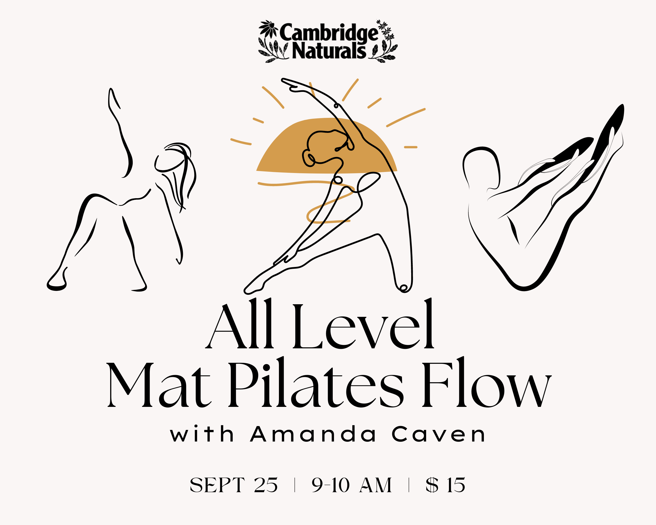 All Level Mat Pilates Flow with Amanda Caven — Cambridge Naturals