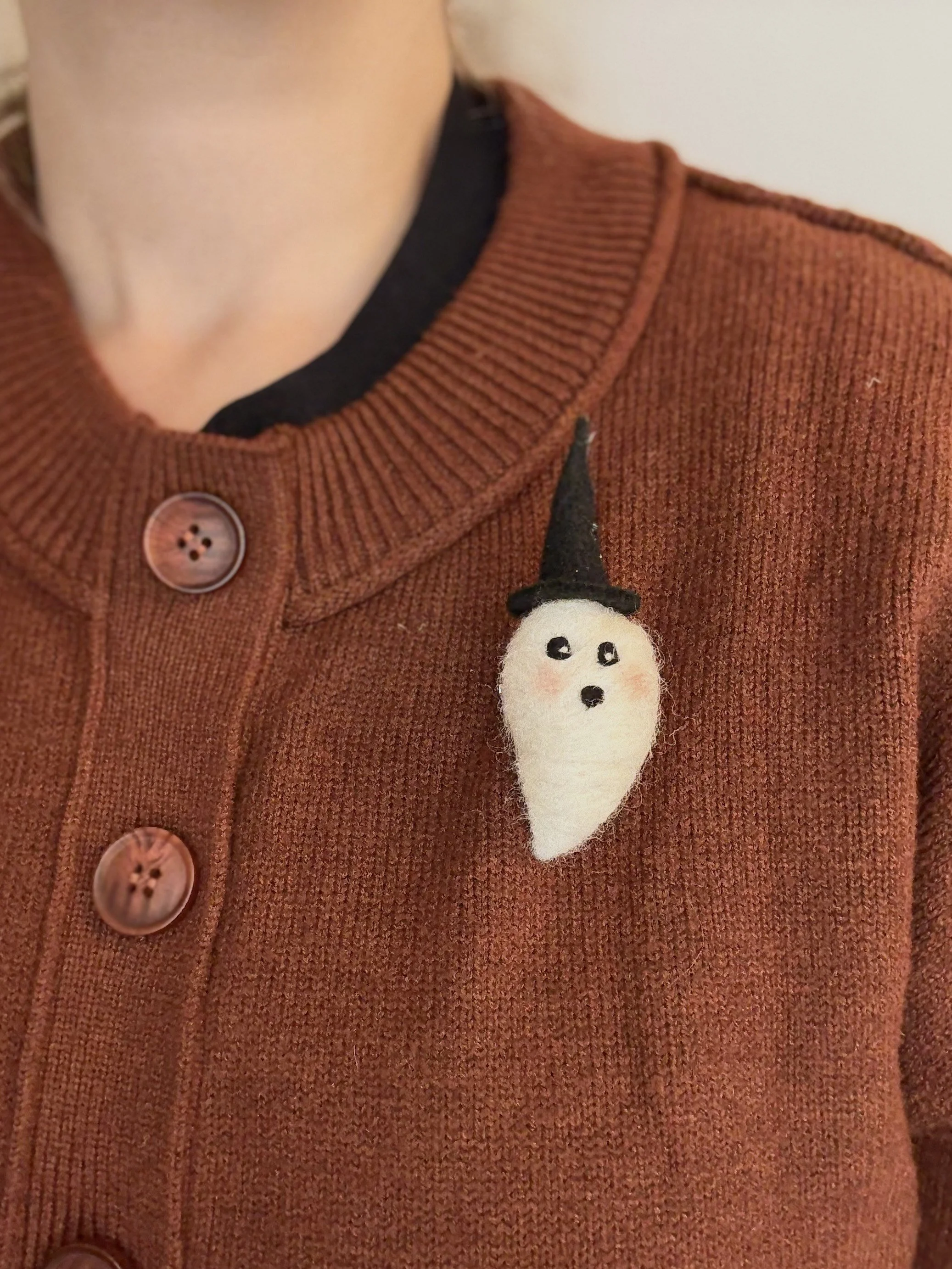 POSTPONED: Needle Felting: Make a Felted Ghost with Kayla Dupras