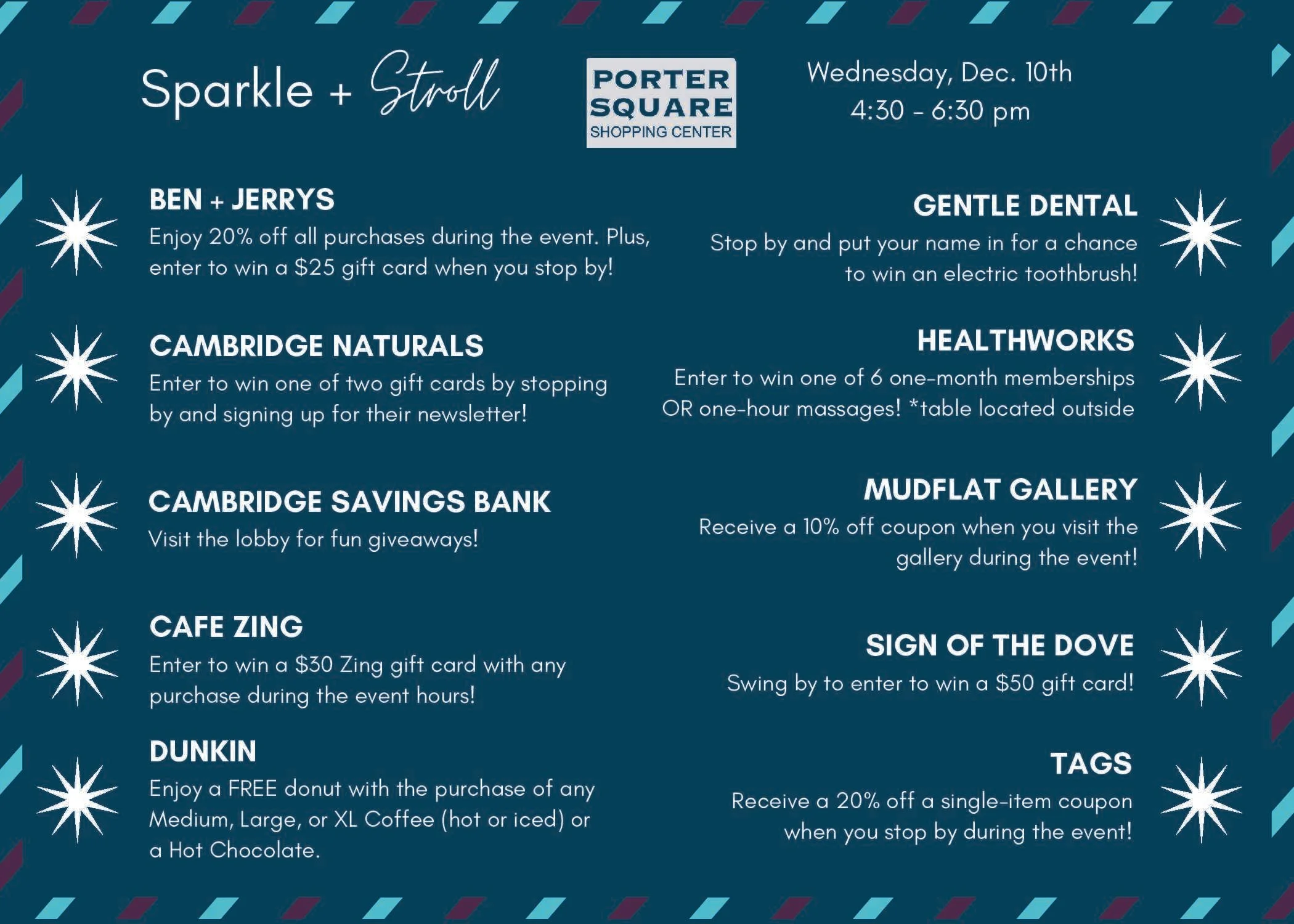 Porter Square Sparkle + Stroll