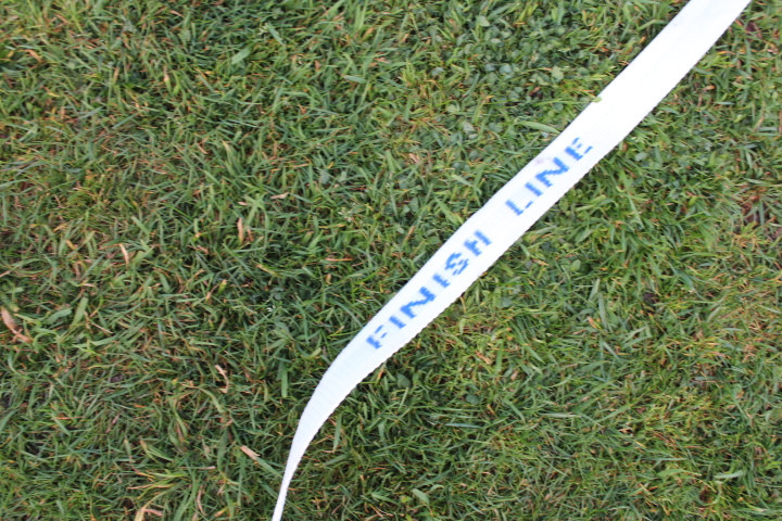 You will be pleased to see this Finish Line at the end of your Epic Half Marathon!