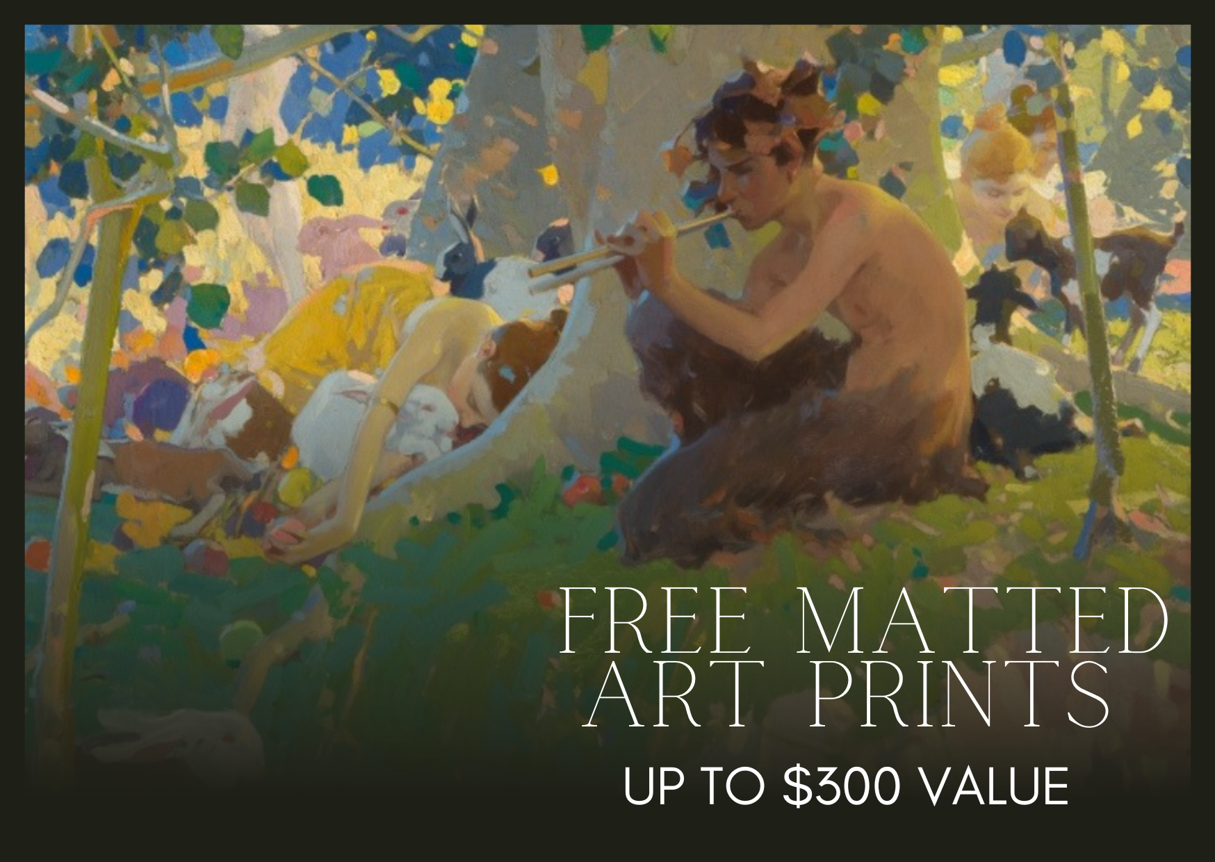 Free matted art prints up to $300 value