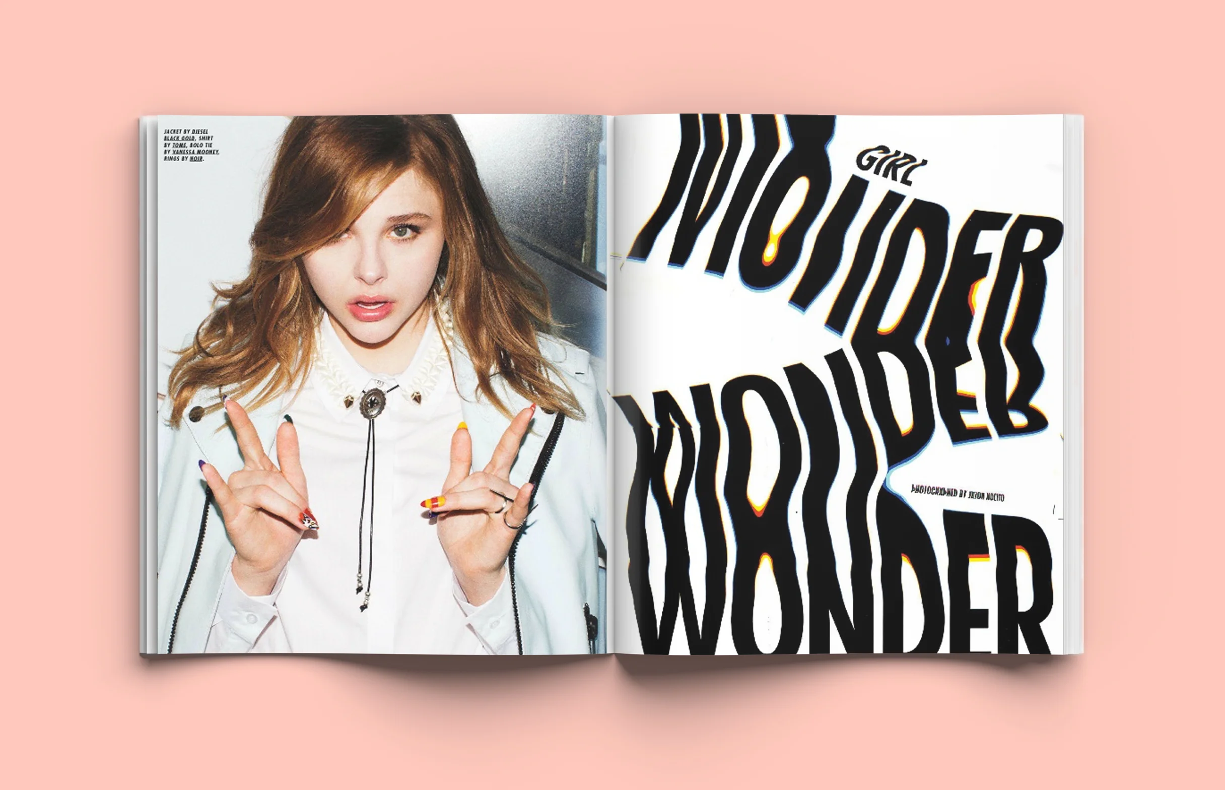 Typography for CHLOÉ GRACE MORETS story