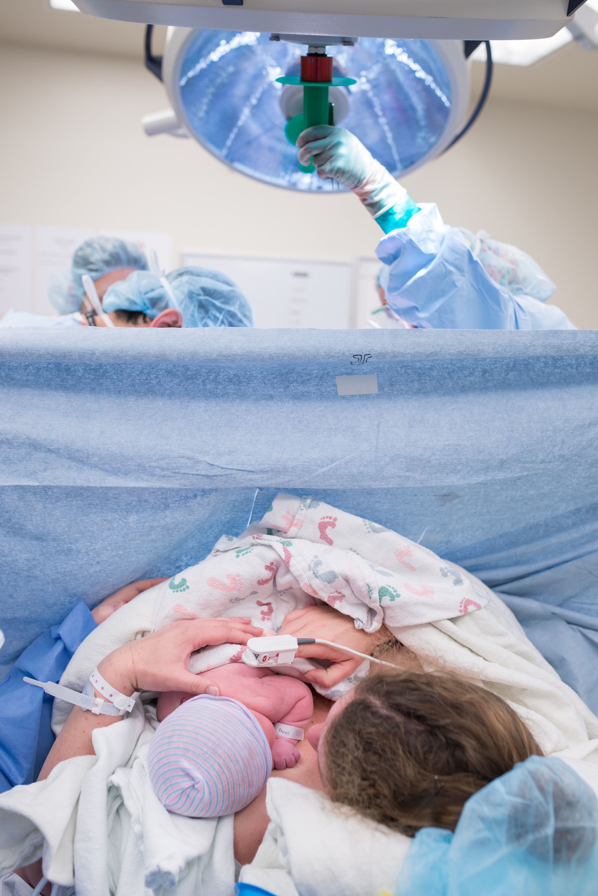 Denver Birth Photography the Birth of Olivia Jane at the University