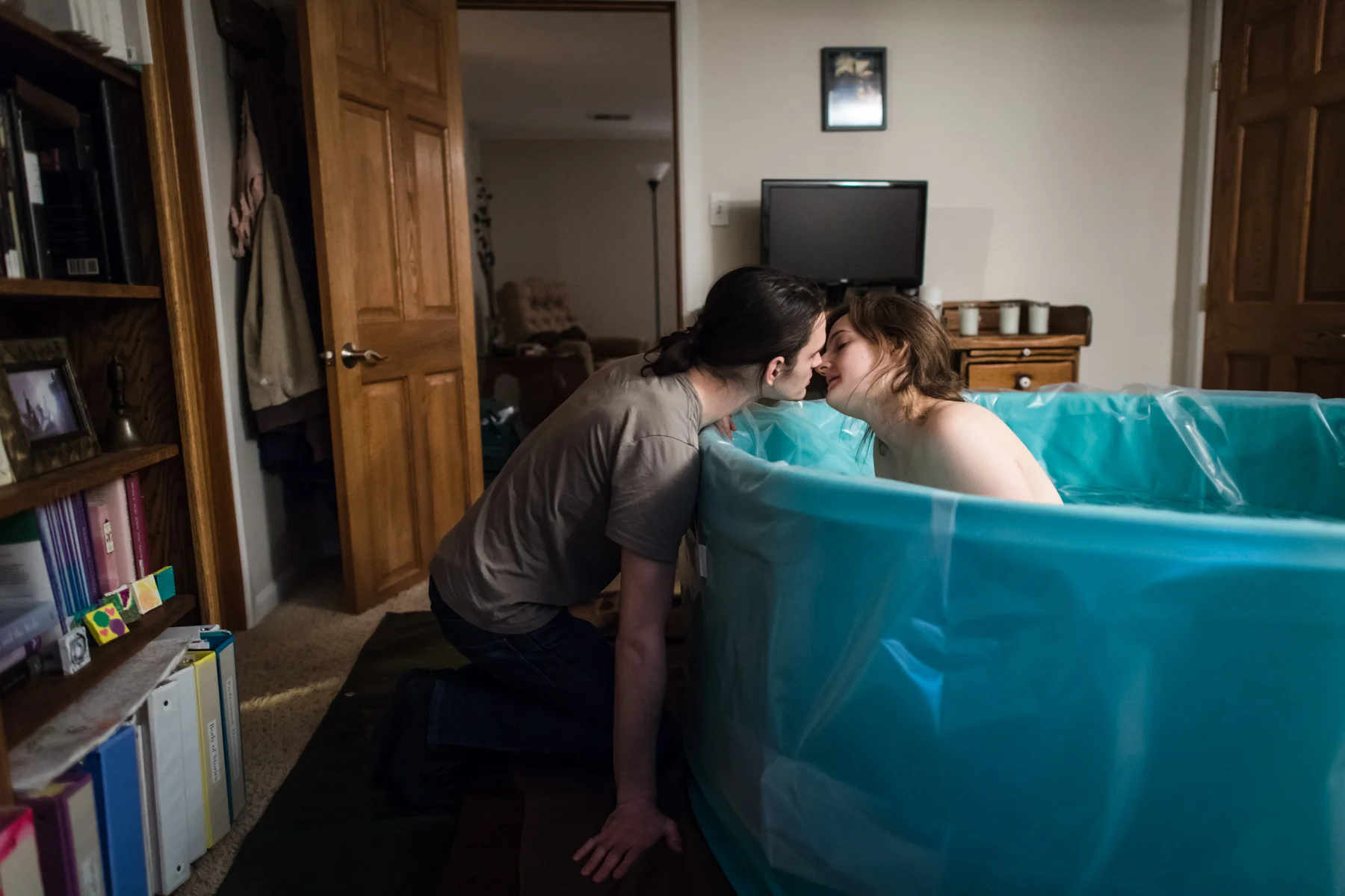 Embracing at a Boulder Homebirth