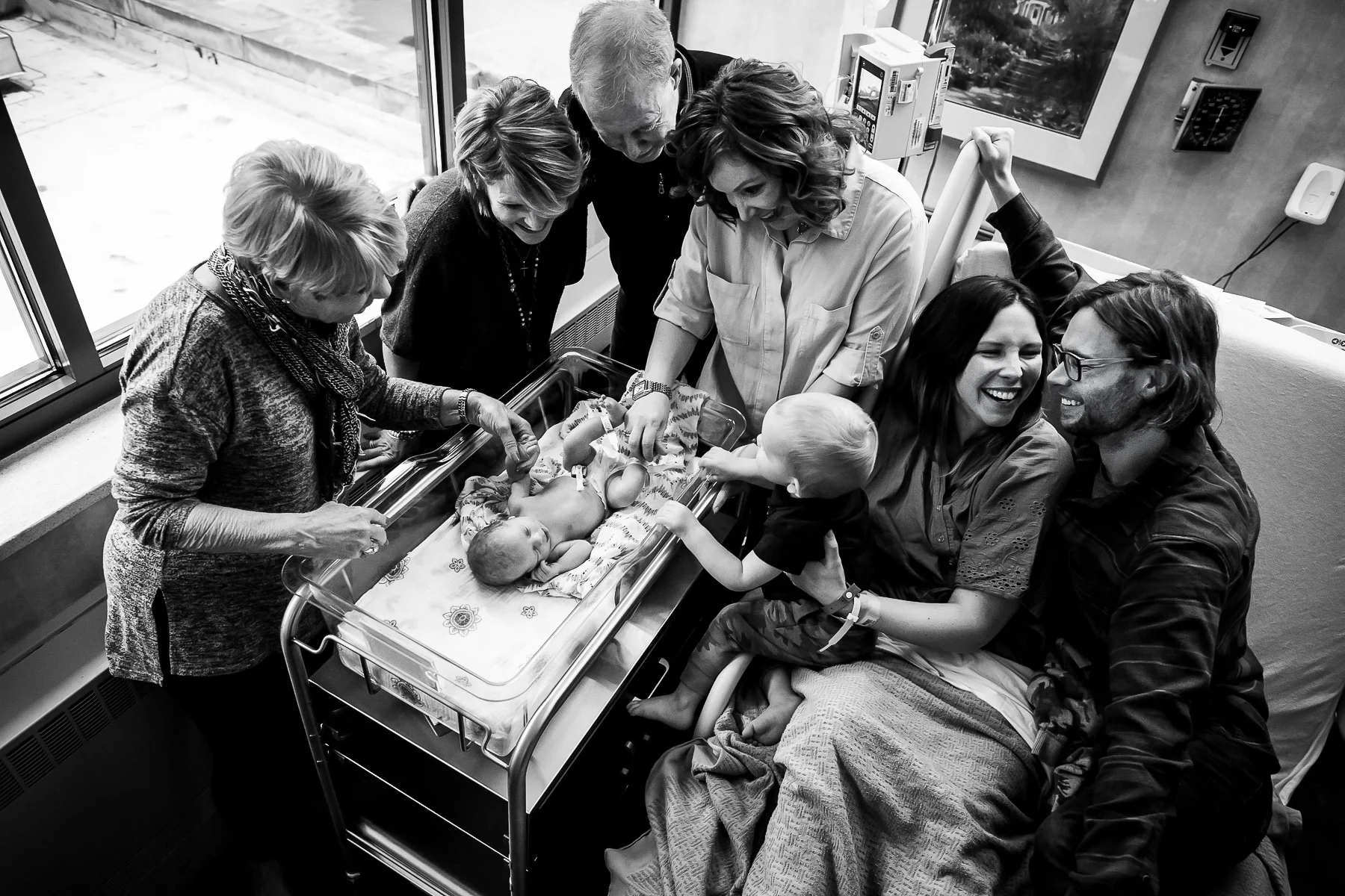 Family Meets Baby at Rose Hospital