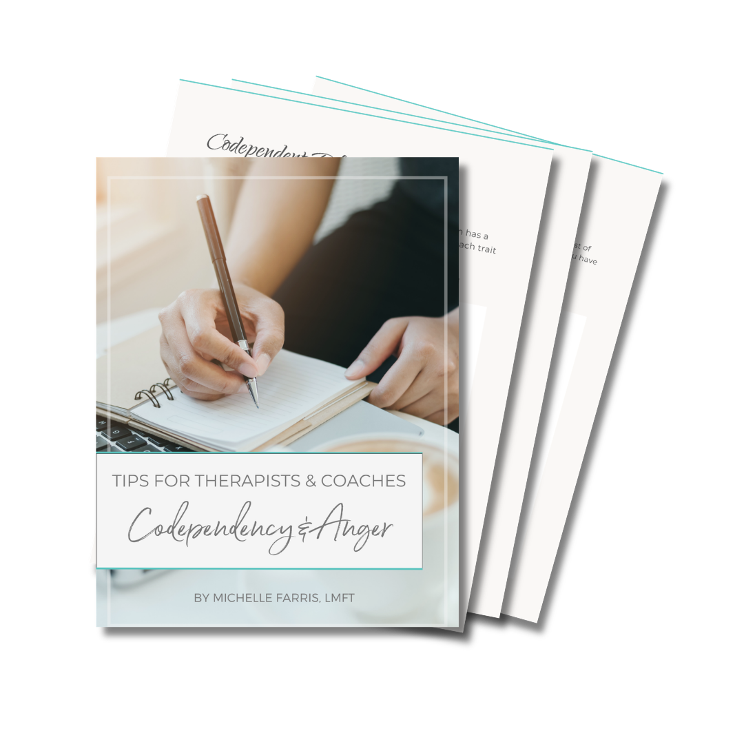 codependency and anger tips for therapists