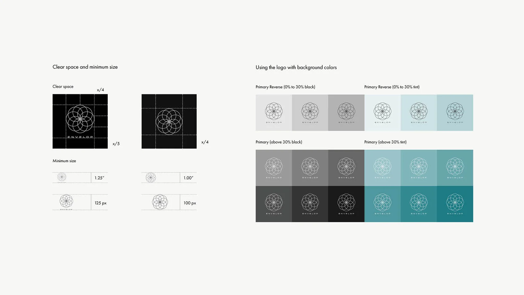(for Envelop branding guide: visual identity)