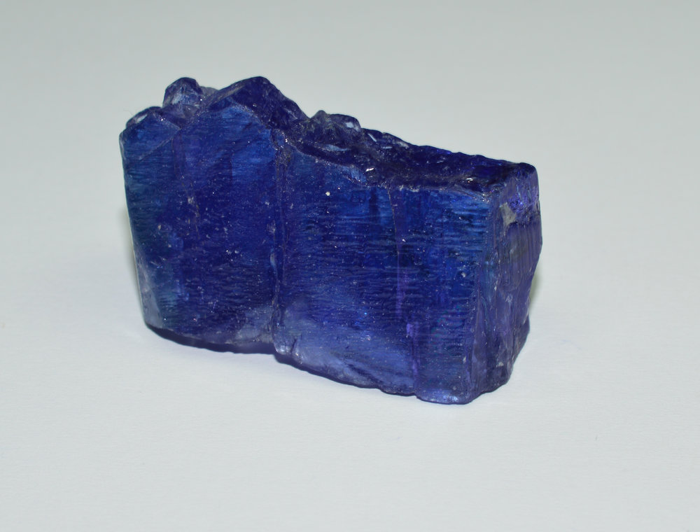 Details about  / 100 ct BEAUTIFUL EARTH MINED NATURAL BLUE TANZANITE ROUGH GEMSTONE LOT 786