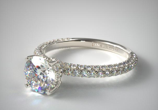 Diamond Pavé band.