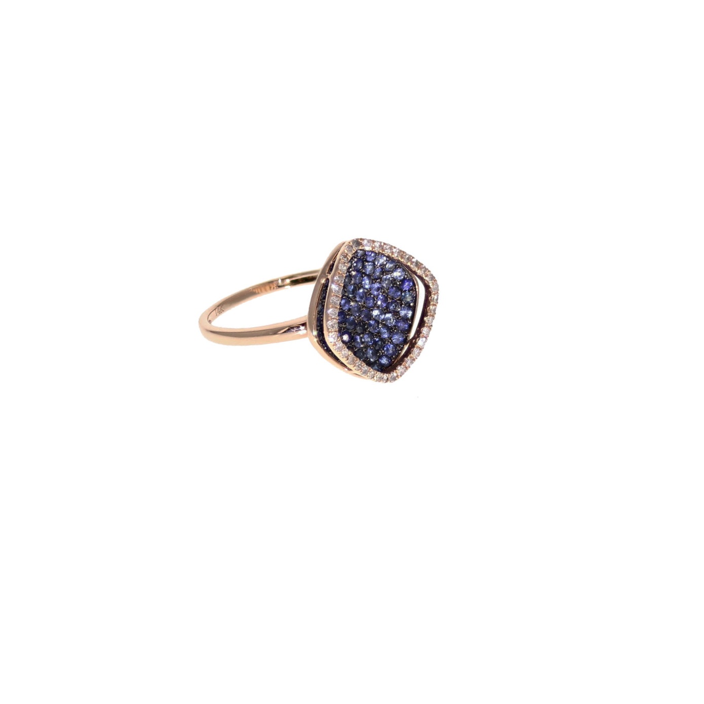 14k r/g Sapphire and Diamond ring. $2810