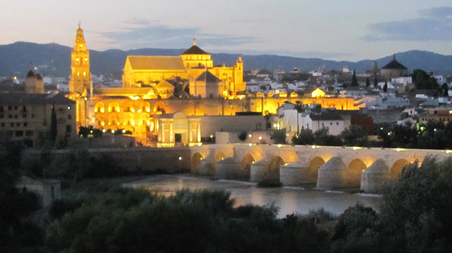 The Mesquita in Cordoba from the Roman Bridge
