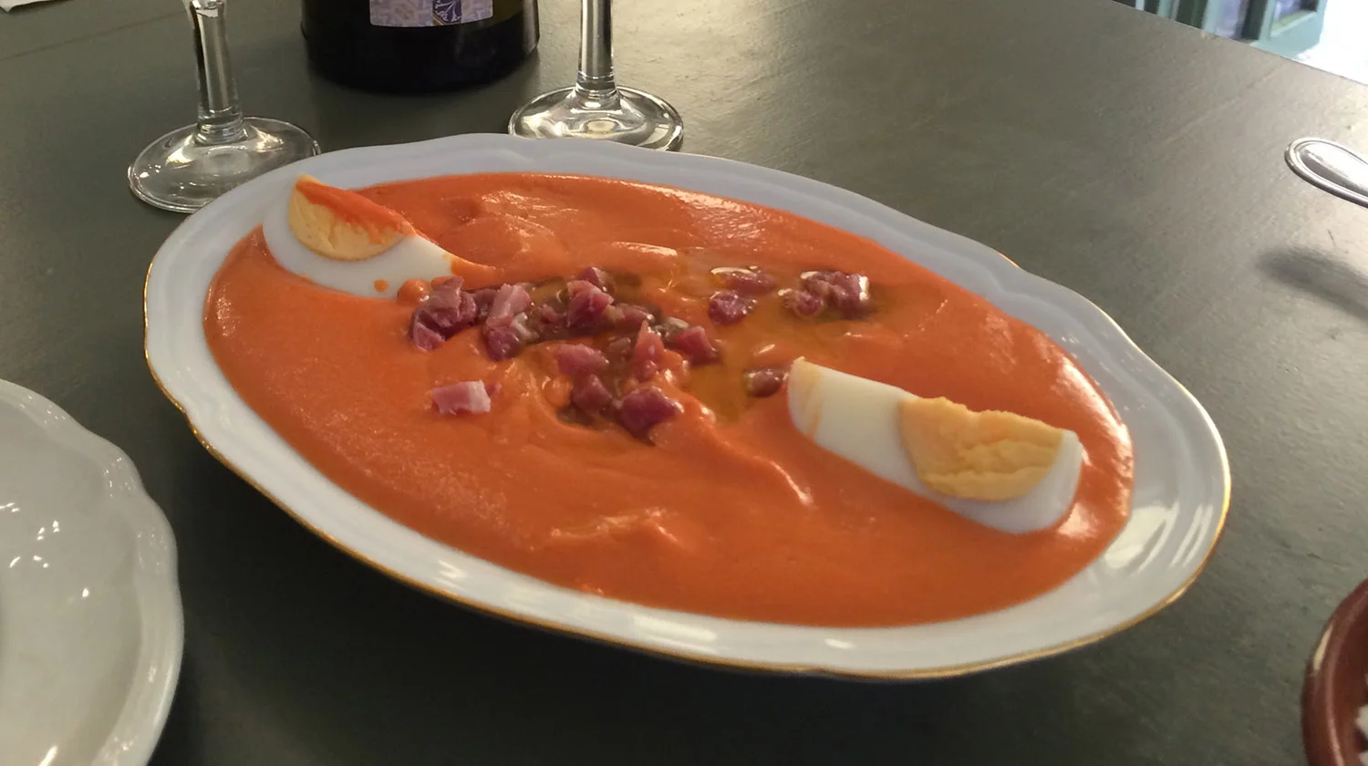 Salmorejo in Cordoba- the most delicious and healthy lunch you could wish for-