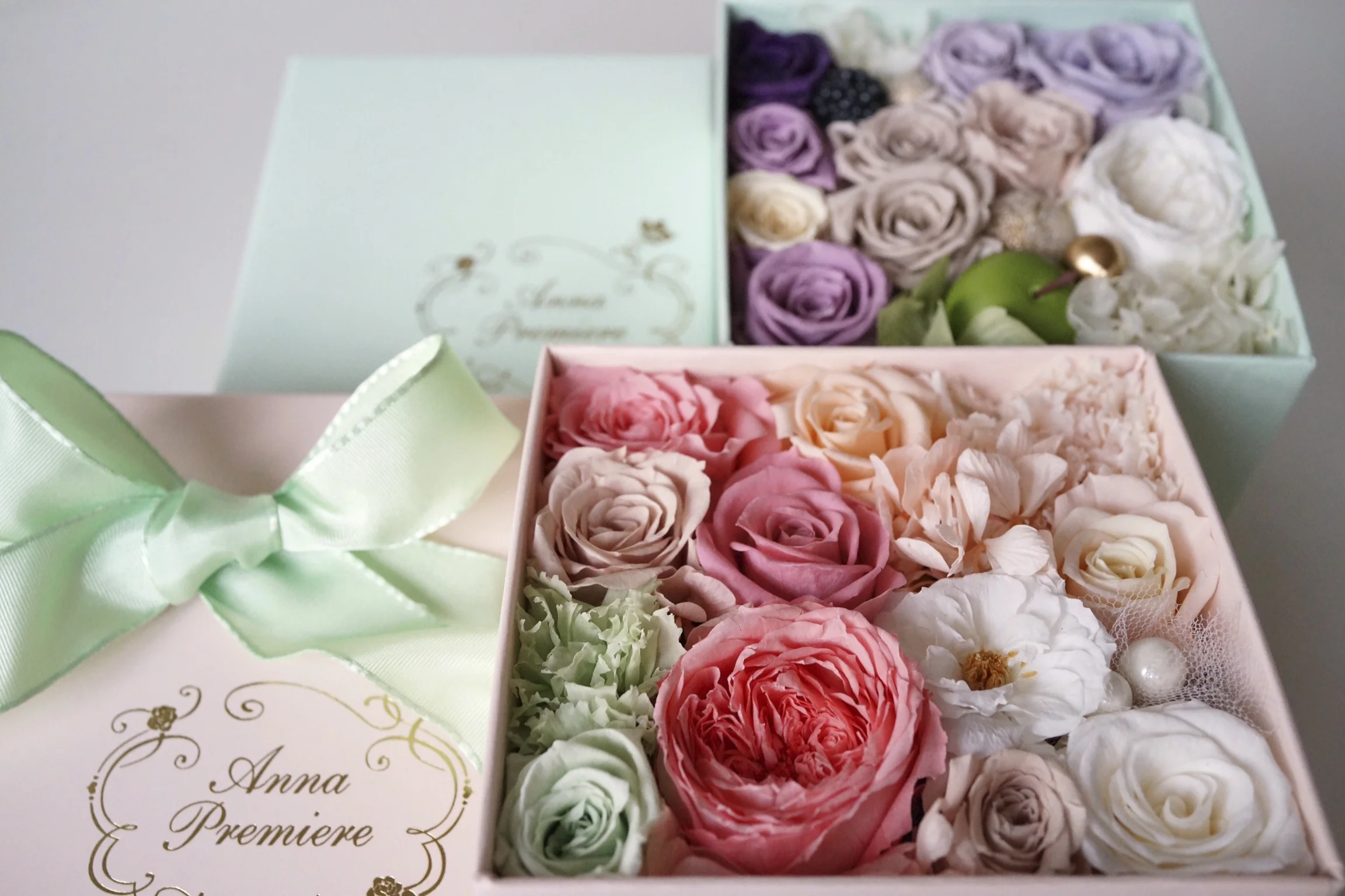 プリザーブドフラワーBOX。。。