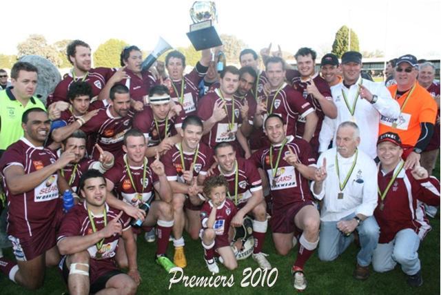 QueanbeyanRoosCelebrate 2010 premiership win