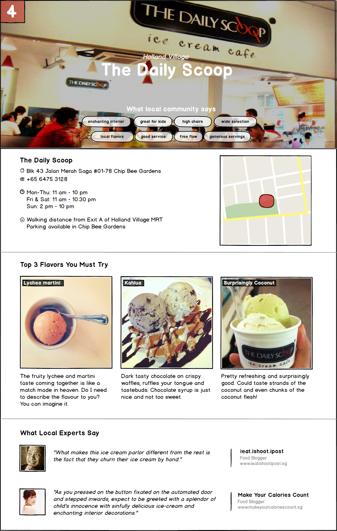  I began my design process of referencing, seeing what and how users discover through existing sites and how can we possibility enhance and fill in the gaps. We also took inspirations from non-food websites, such as Airbnb which was a Neighbourhoods 