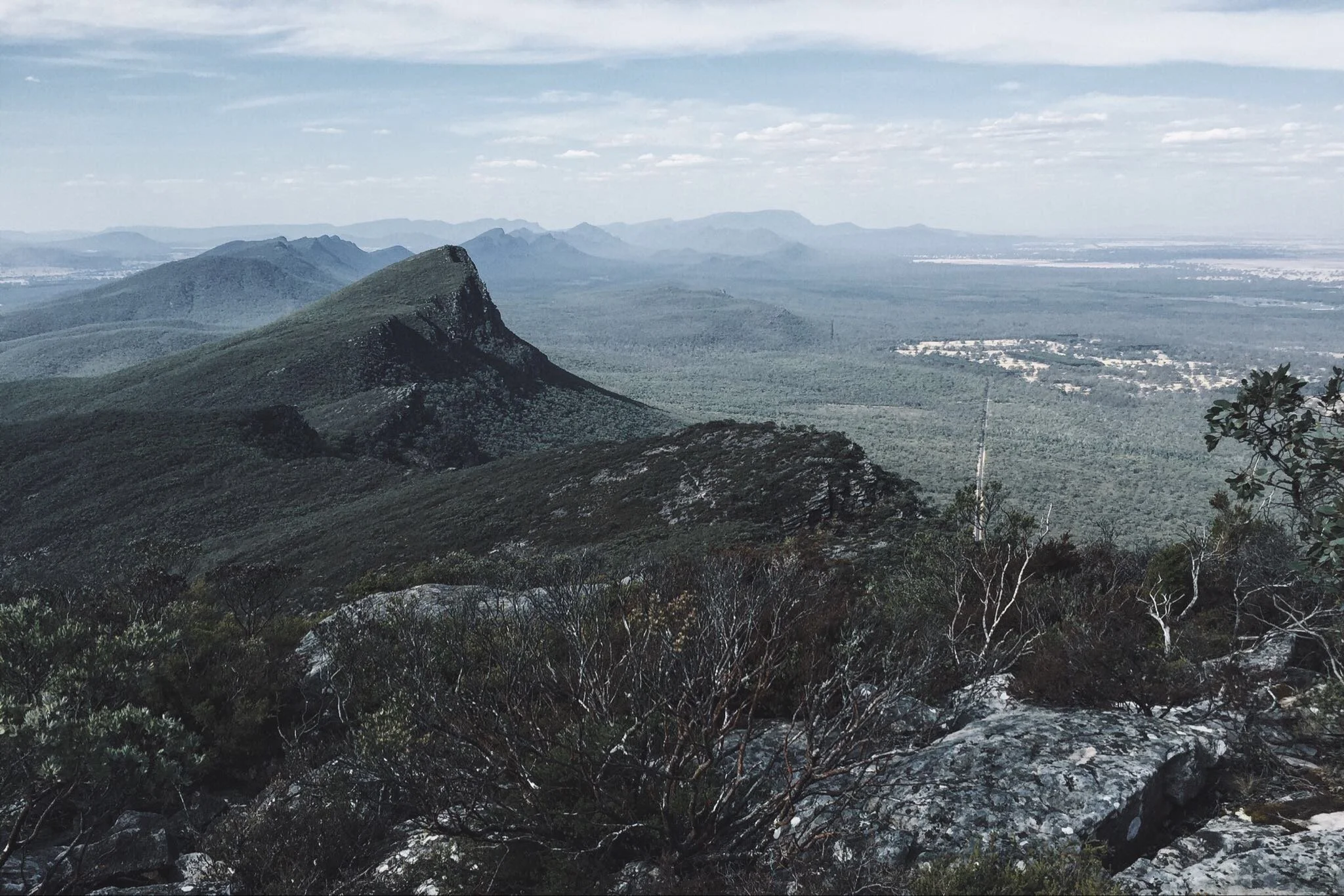 Overlooking the Serra Ranges
