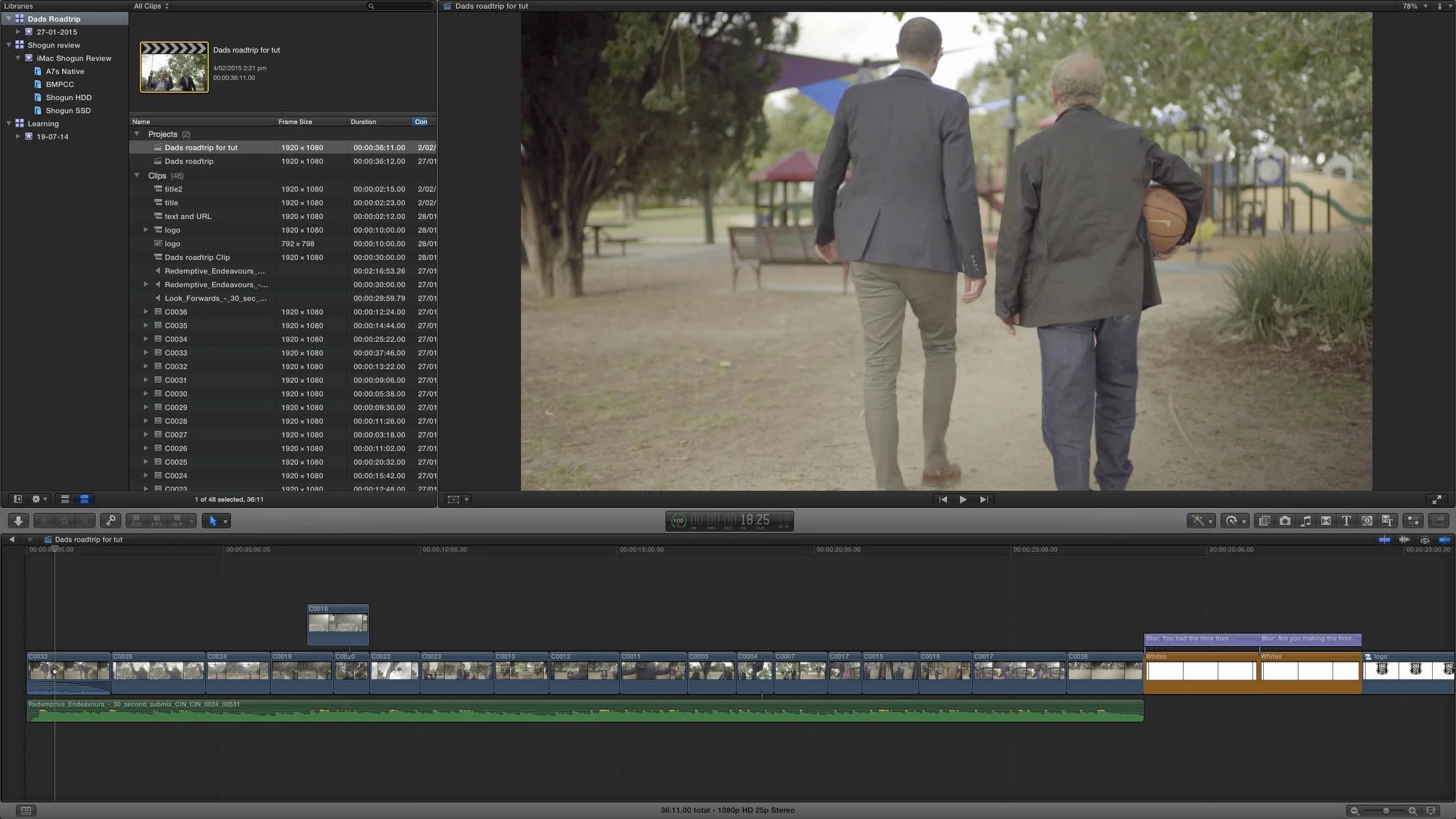 Quick and easy way to move connection point in FCPX