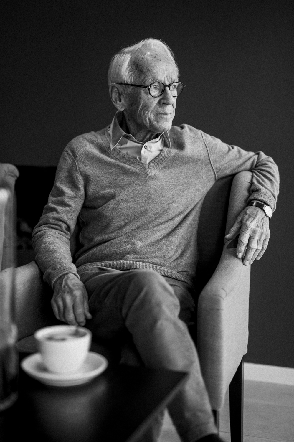  Bent Fabricius Bjerre 90 års portræt 