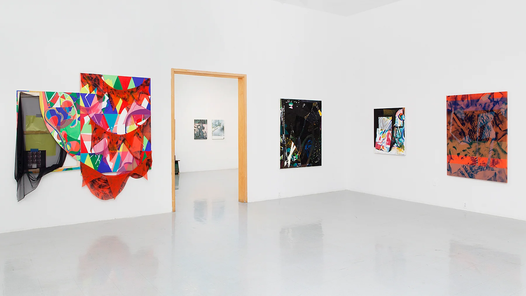Installation view of Divers, first year MFA exhibition at Mason Gross School of the Arts, Rutgers University November 2015 photo credit: Shark Senesac