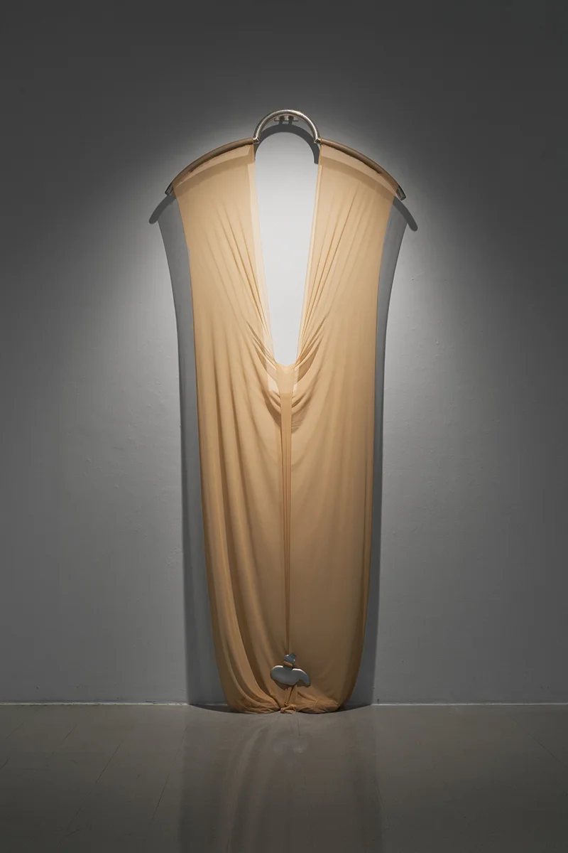 Sheath, 2016 nylon, aluminum 52 in x 115 in photo credit: Shark Senesac