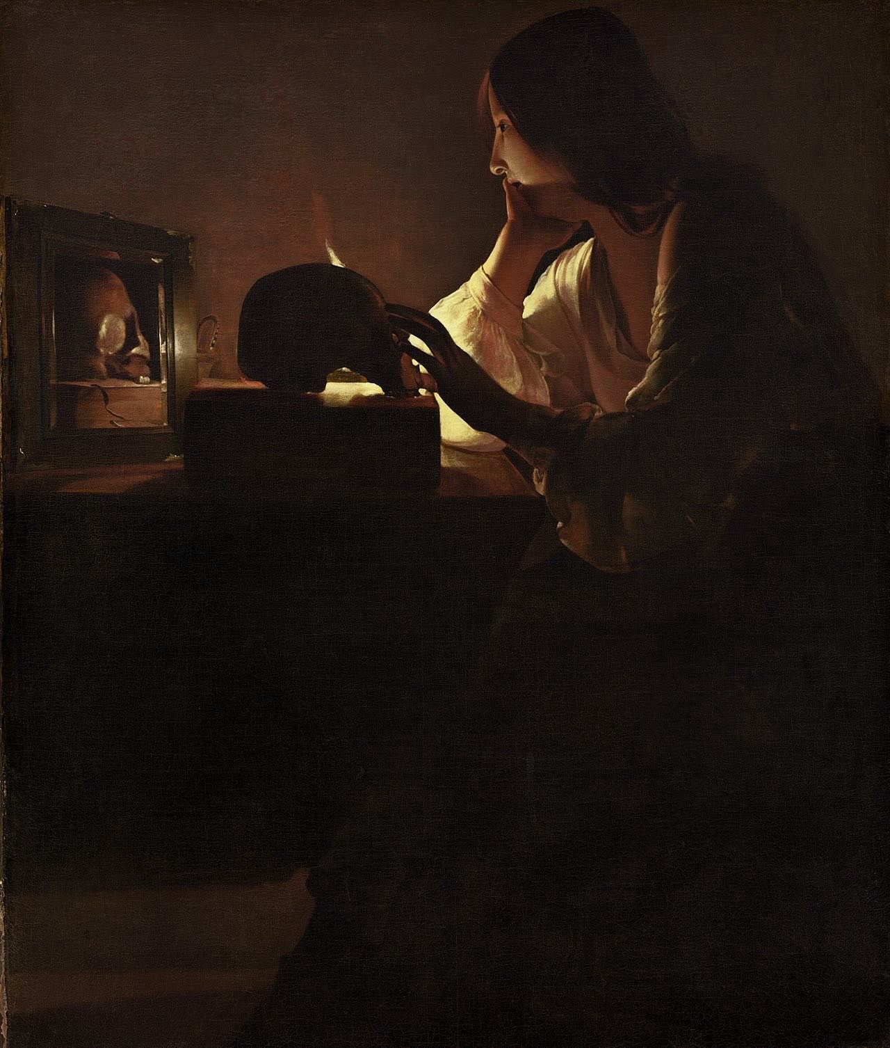 Let&rsquo;s bring back giving and receiving love in the form of reading and writing candlelit love letters. &hearts;️

Repentant Magdalene, George de la Tour, 1640
Writing by Candlelight, Johannes Rosierse, 1848
The Love Letter, Ferdinant Georg Waldm
