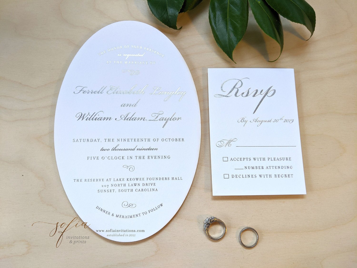 Customizable Wedding Invitation