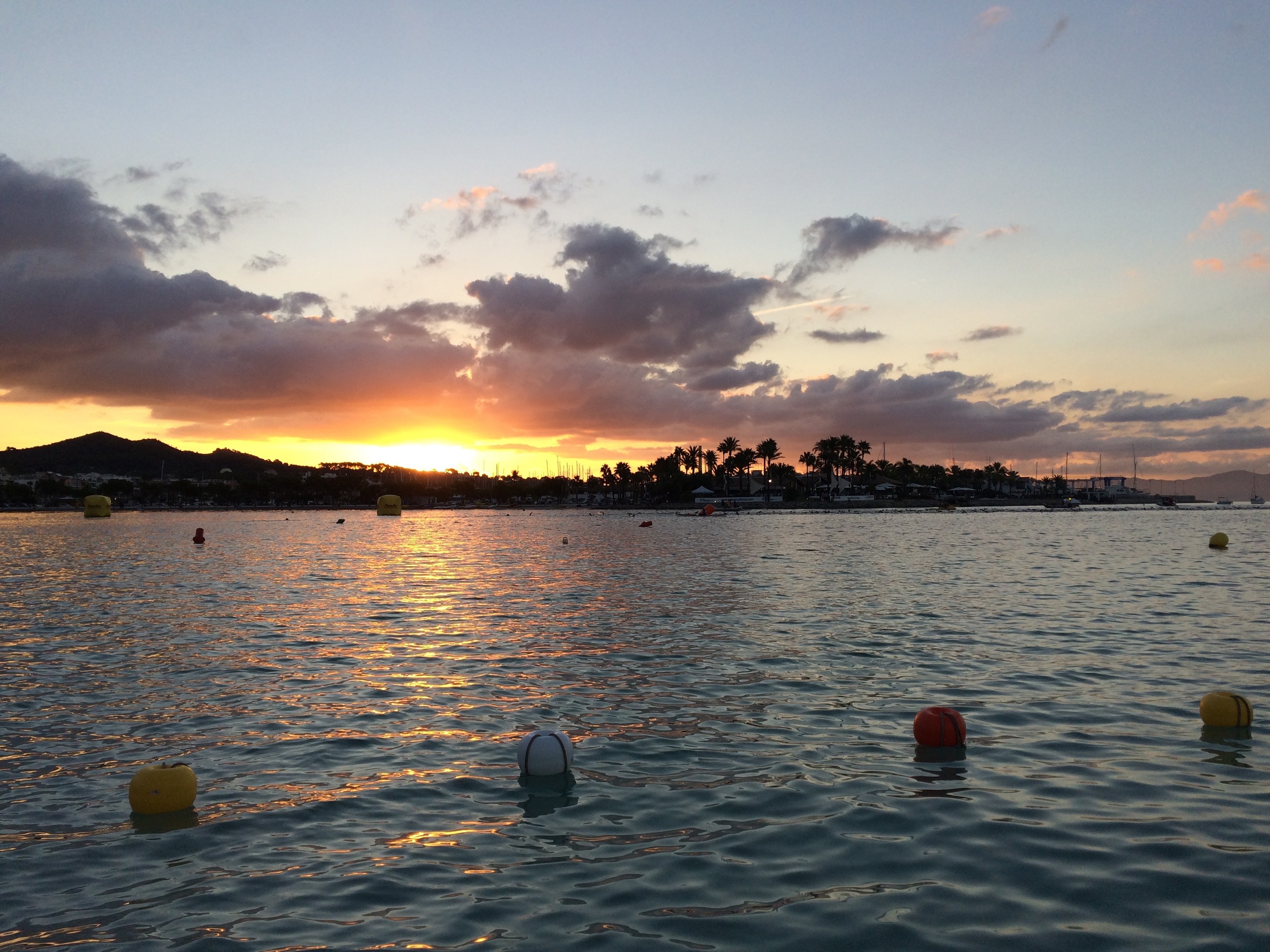Race morning. 2.4 mile swim, watching the sun rise with every breath. And the day only got better.