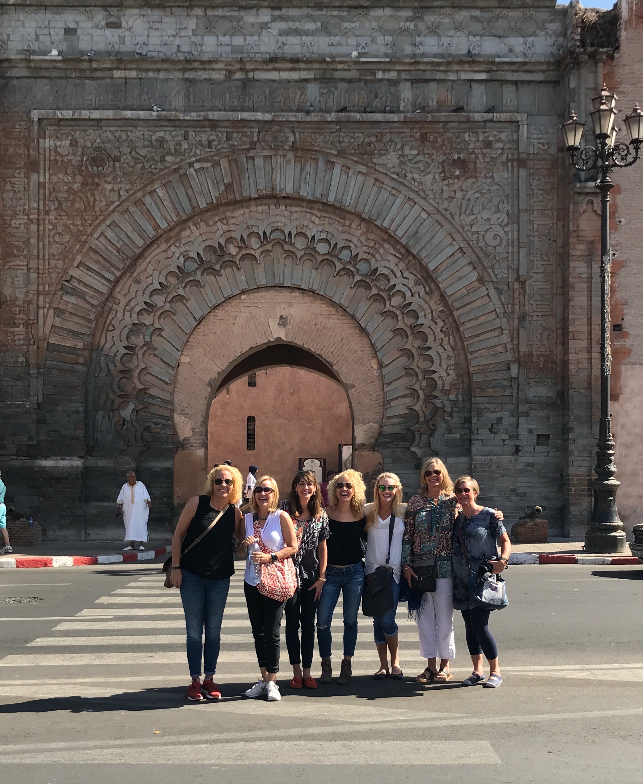 Entering the ancient gates of Marrakech