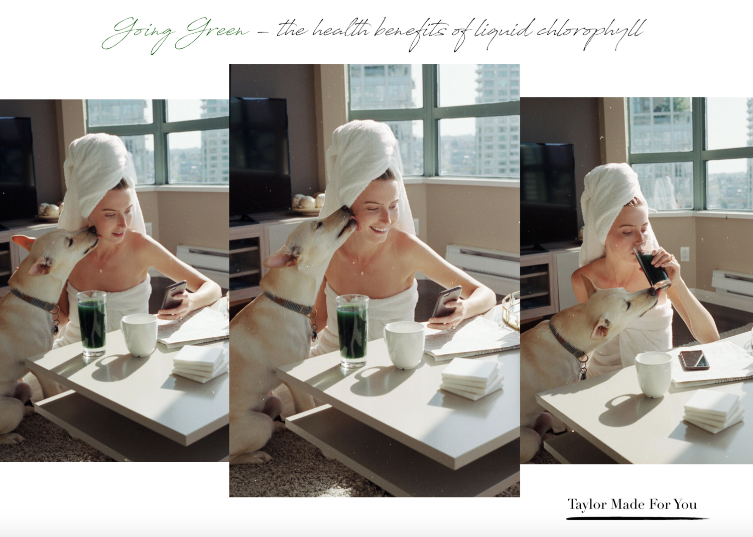 Morning Ritual -> Liquid Chlorophyll