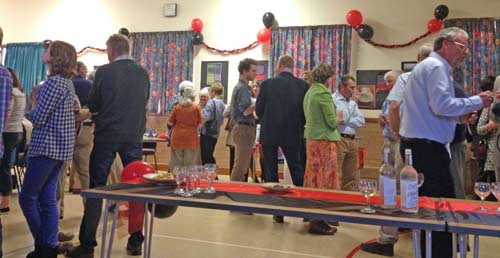 Dolau locals and visitors get down to some serious mutton tasting