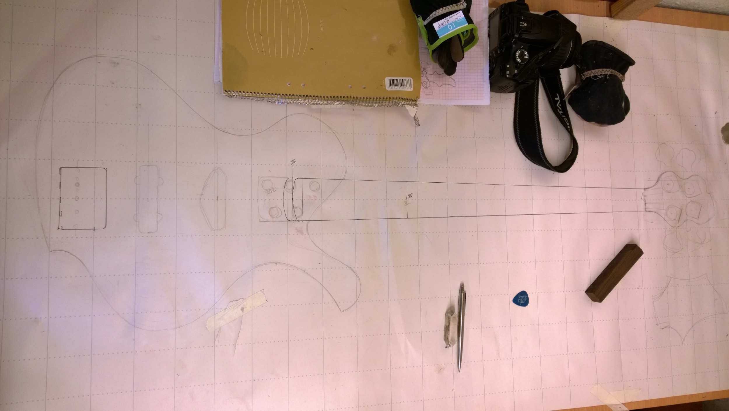 The final 1:1 drawing