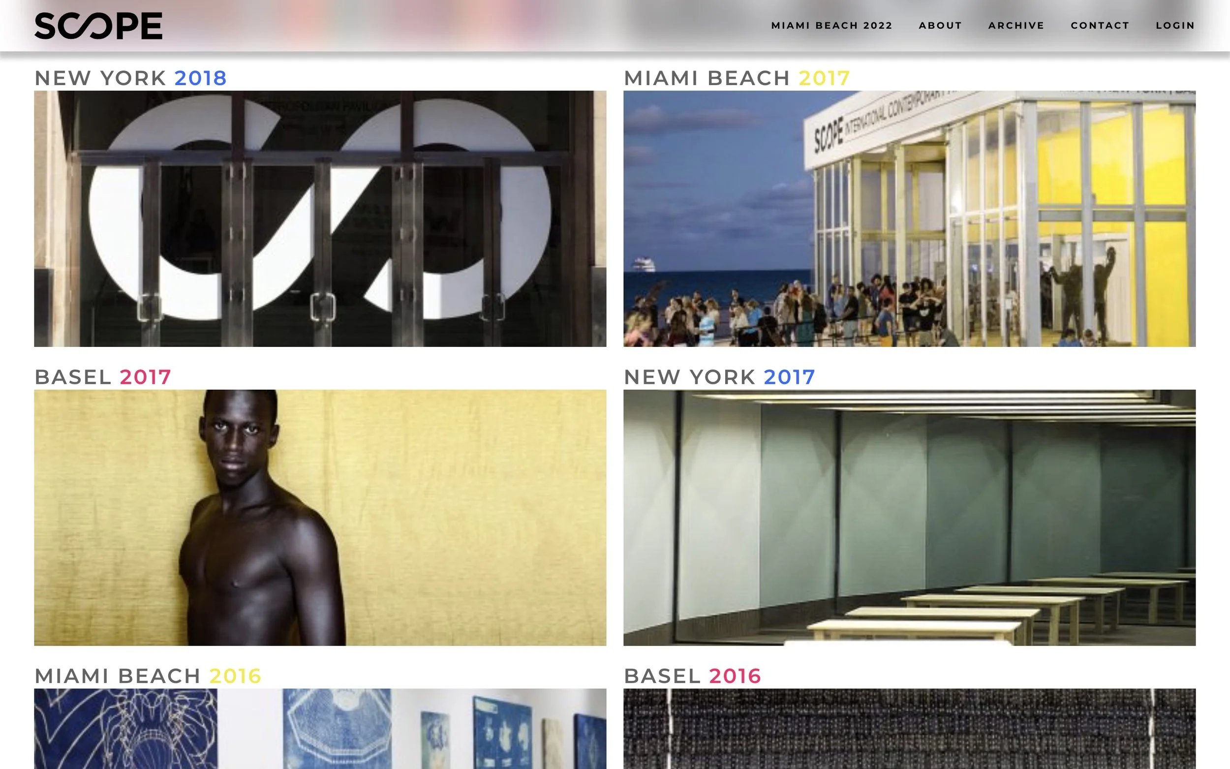 SCOPE Art Show Miami Beach Art Basel 