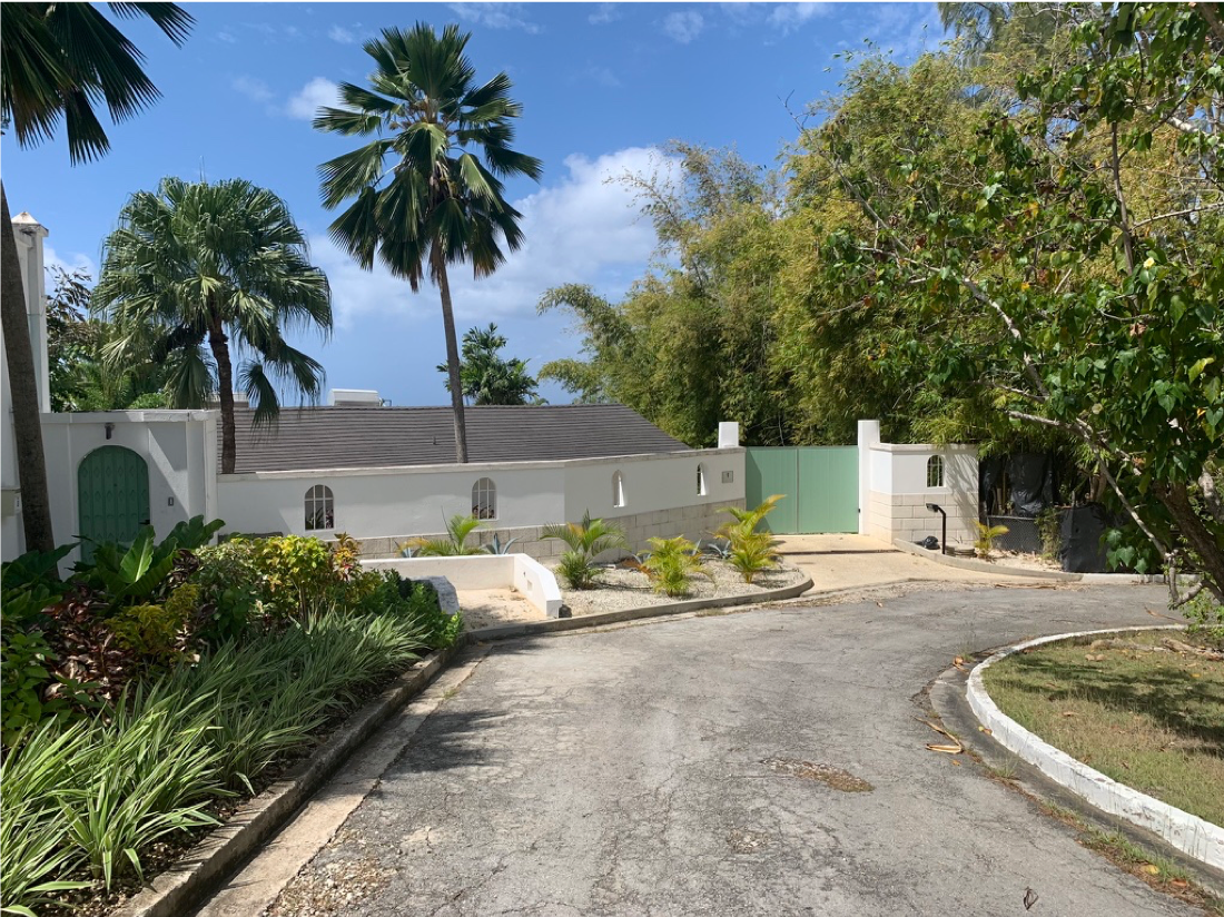 The villa from Bamboo Ridge, Holders, St James.