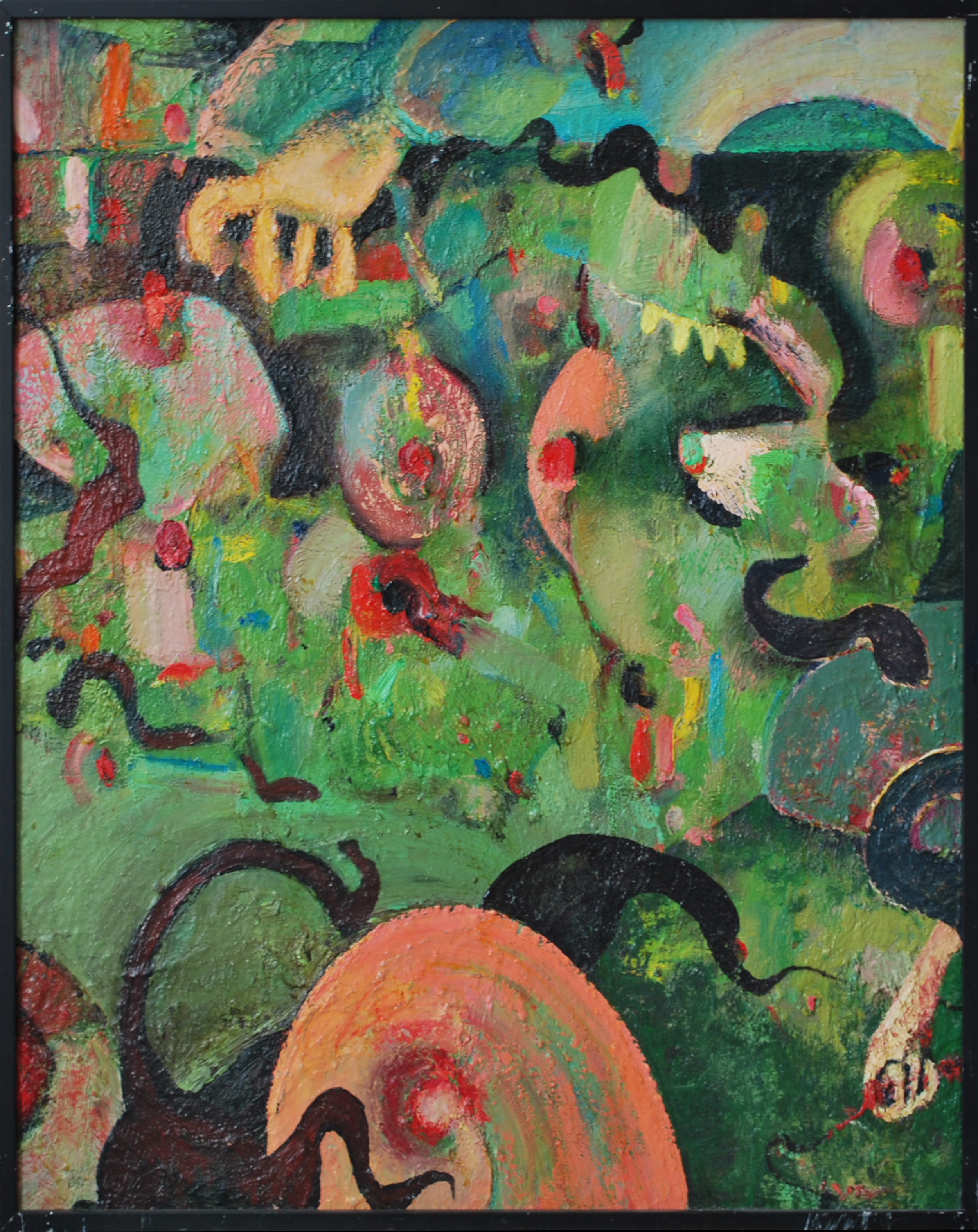 Untitled in Green 12" x 12"