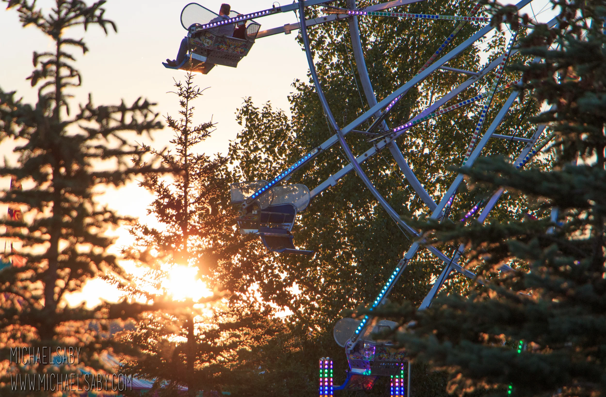 Ferris Wheel Sunset