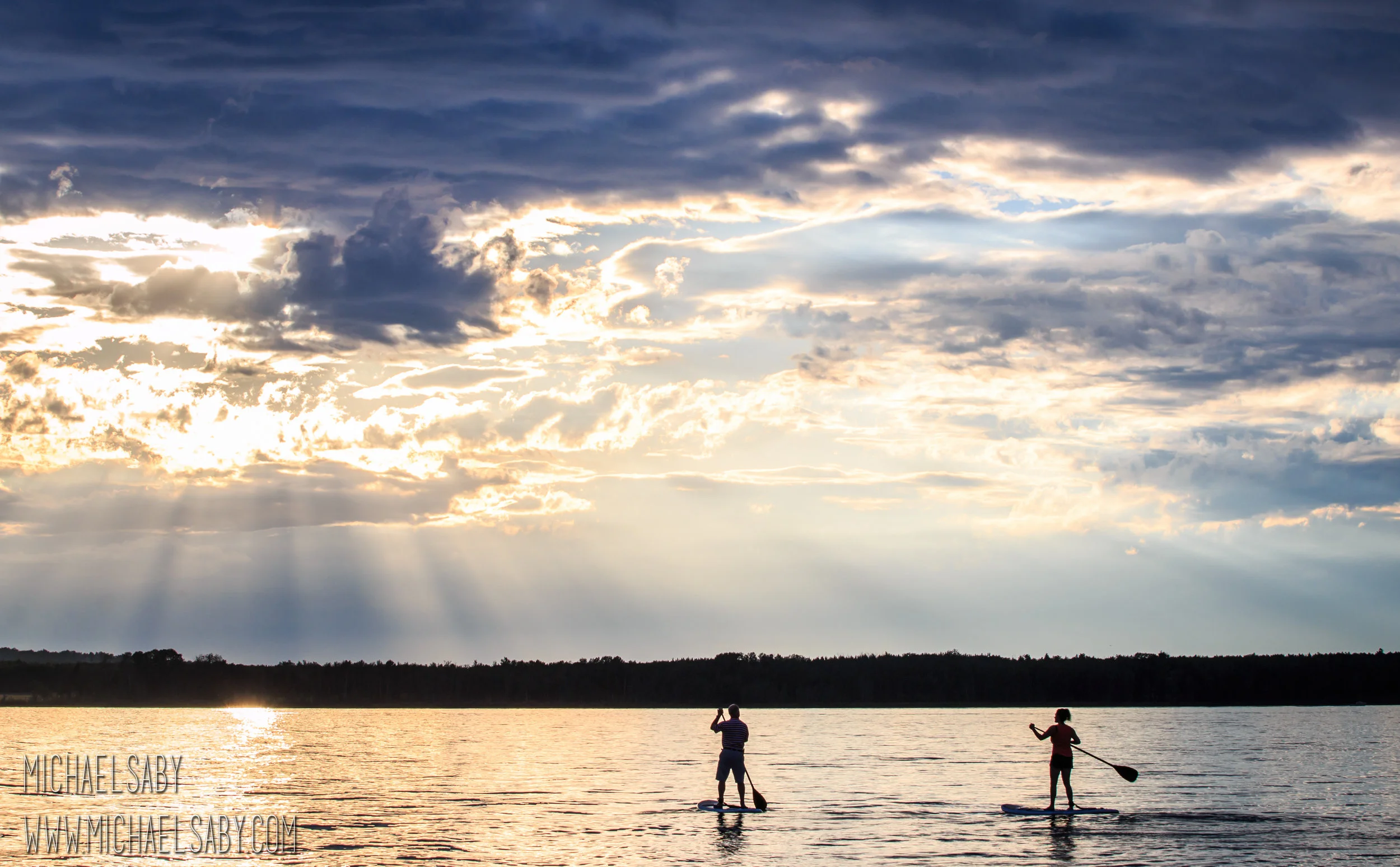 Paddleboarders
