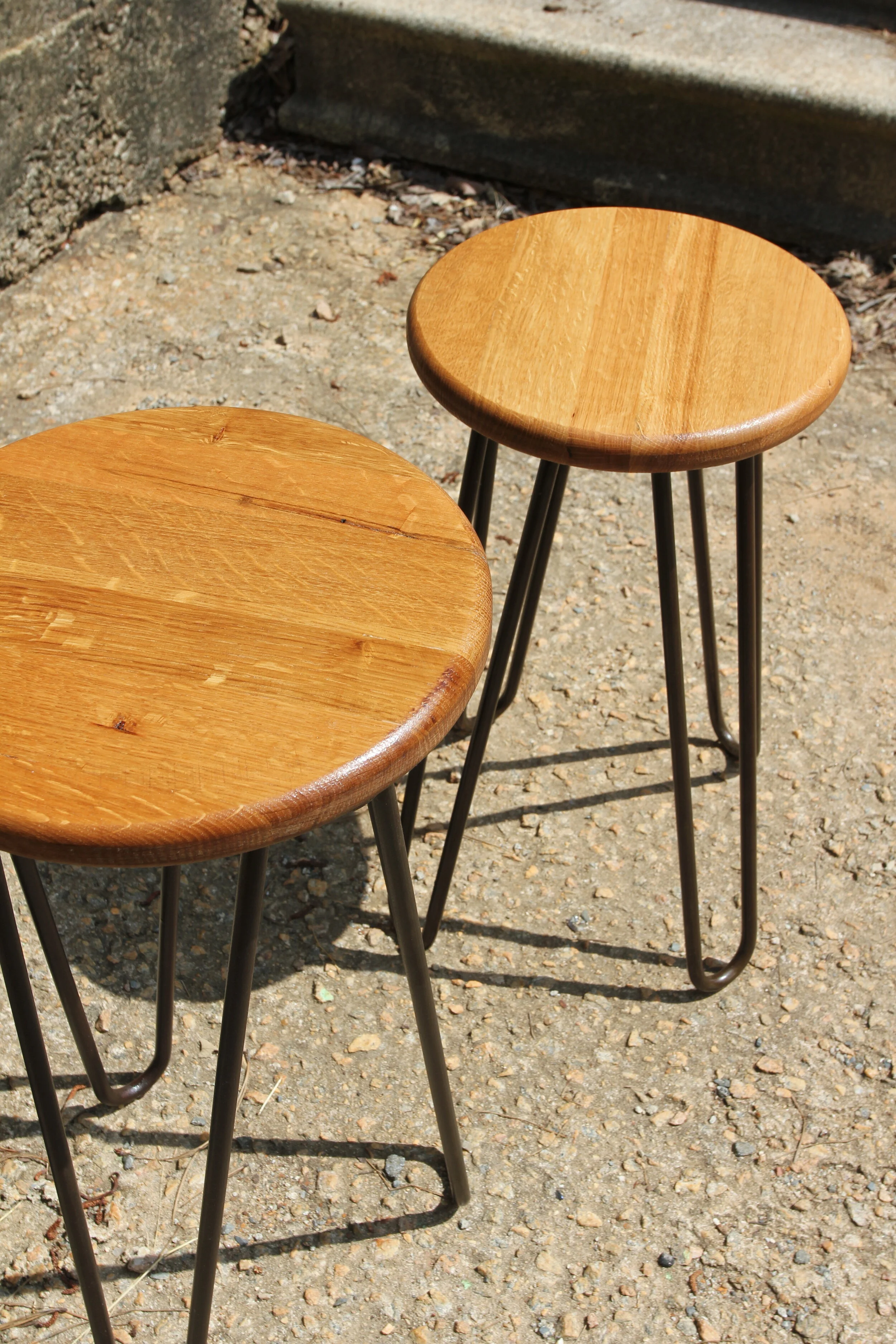 Oak Stool/Table