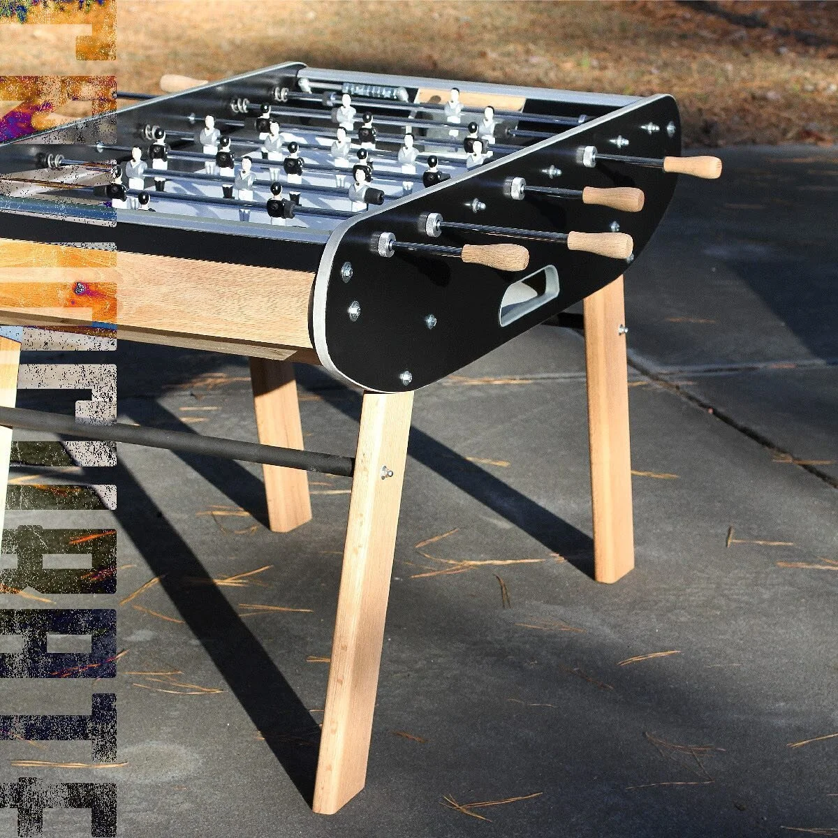 Shipping can be rough, especially around the holidays. Not only for the shippers and the receivers but also for the items themselves. This foosball table was battered and beaten in transit, ending in a return to shipper situation. Stuff like this mak