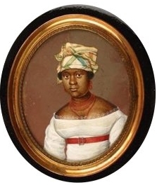 A portrait of Juliette Noel in 1811