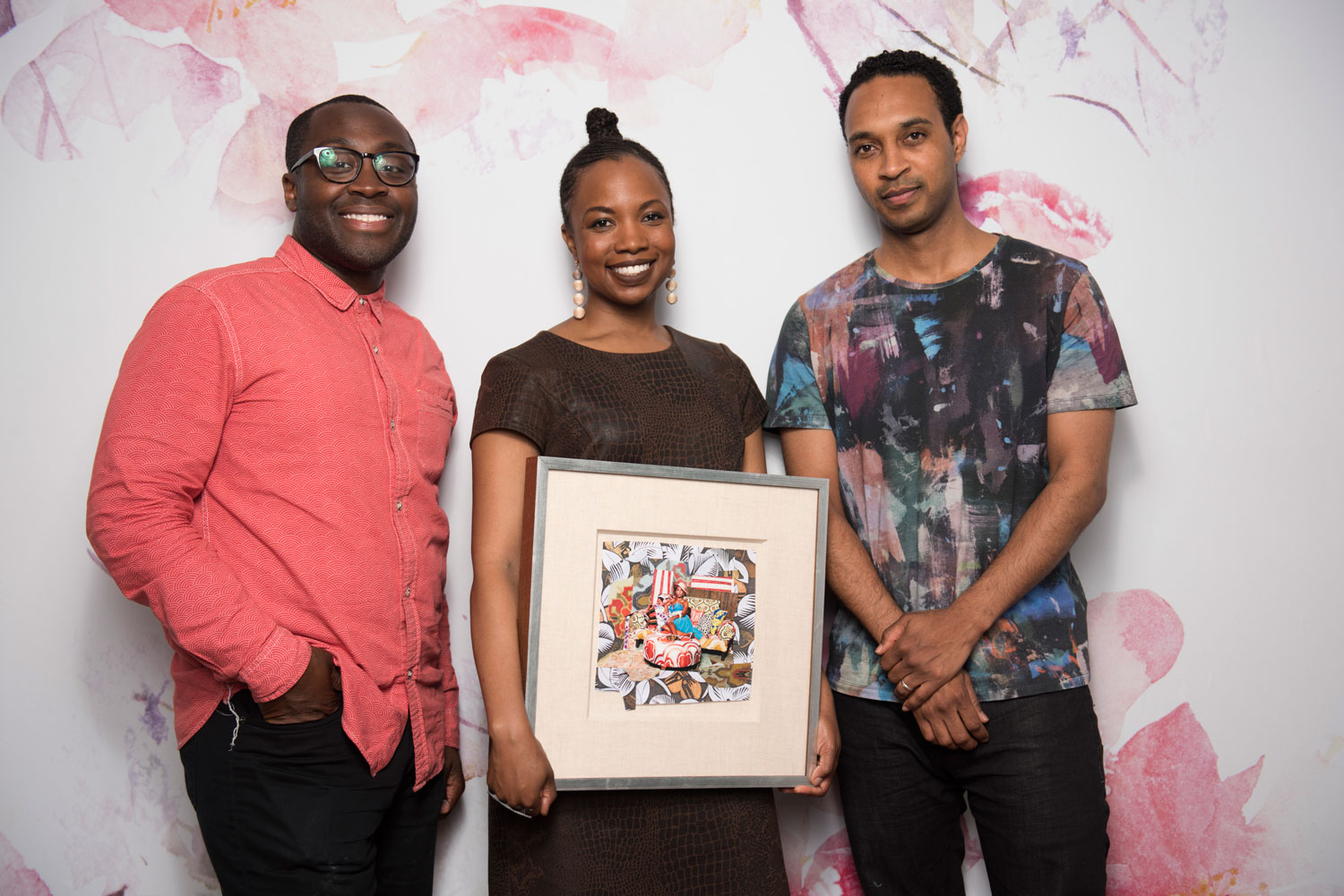 Photography by Rayon RIchards READ PART 1 NOW where Michael Lackwood, Larry Ossei-Mensah and Ayesha Williams, co-founders of a word-of-mouth art meetup, held in their homes, bring together emerging POC artists and young professionals of color interested in collecting. Learn how the trio has become their friends’ way in to the sometimes intimidating art scene.